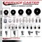 Service Caster 3'' Phenolic Swivel 1'' Expanding Stem Caster Set 2 Total Lock Brakes, 4PK SCC-EXTTL20S314-PHR-2-S-2-1 - alternate 5